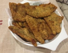 Hot or Cold Breaded chicken is a tasty morsel either way