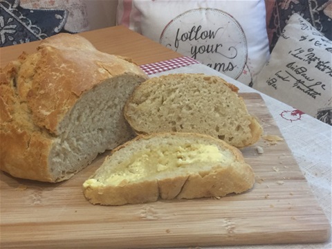 No Knead Bread - a rustic loaf