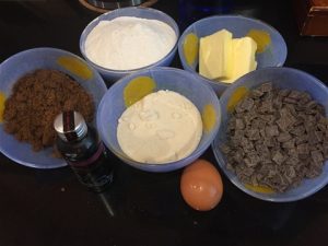 The Basic Ingredients for Chocolate Chip Cookies