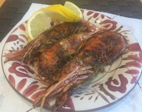 King Prawns in Garlic Sauce